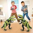 STEAM Life Remote Control Dinosaur Toys for Kids Light Up & Realistic Roaring Sound - T rex Dinosaur Toys for Boys - Walking Dinosaur Toys - Dinosaur Robot Toy for Kids Boys Girls 3 4 5 6 7 (Green)