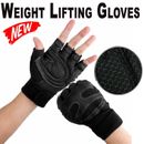 GYM GLOVES MENS WOMEN WEIGHT LIFTING FITNESS BODYBUILDING TRAINING WORKOUT STRAP