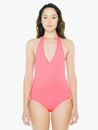 American Apparel Women's Neon Heather Pink Jersey Halter Size: XL New