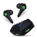 pTron Newly Launched Bassbuds B91 Plus TWS Earbuds with 38ms Gaming Low Latency, AI-ENC Stereo Calls, 45Hrs Playtime, Dual HD Mic, in-Ear Bluetooth 5.3 Headphones, Fast Type-C Charging & IPX5 (Black)