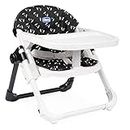 Chicco Chairy, 2-in-1 Booster Seat and First Chair with 4-Height Adjustments & Safety Belt, For Babies 0m+, (Sweetdog, Black & White)