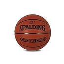 Spalding Crossover Rubber Basketball (Color: Orange, Size: 7