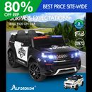 ALFORDSON Kids Police Ride On Car 12V Electric Toy Patrol Remote Control Speaker