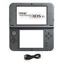 New Nintendo 3DS XL Black Handheld Console and AC Adapter.