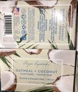 Lot of 2 Shugar Soapworks Oatmeal + Coconut Vegan Plant Base Soap 6.25oz New