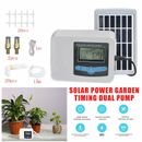 Solar Timer Automatic Drip Irrigation Kit Home Garden Plant Self Watering System