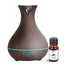 Rene-Maurice Premium Electric Aroma Diffuser for Home Fragrance | Humidifier for Room | 7 Calm Mood Changing LED Lights with Free Essential Oil Ultrasonic Auto Off Humidifier Diffuser for Meditation