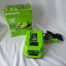 Greenworks 40V 2.2A Battery Quick Charger 29482