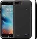 Battery Case for iPhone 6/6s/7/8/SE 2020(2nd Generation), 7000mAh Portable Rechargeable Charging Case for iPhone 6/6s/7/8/ SE 2020(2nd Generation) (4.7 inch) Extended Battery Charger Case-Black