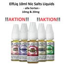 Elfliq Liquid 10ml by ELFBAR 10mg / 20mg e Liquid mit Nikotin Nic Salt Elfa