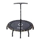Jumprfit 45" Fitness Trampoline with Handle Rebounder with Adjustable Foam Handle Great for Body Fitness Exercise Training Indoor/Garden/Workout Max Load 120kg.
