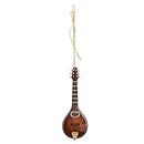 Strumento Musicale in Legno Modello mandolino in Miniatura per Decorazione Artigianale Regalo da Collezione 10 cm