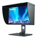 BenQ SW271C Photographer Monitor (AQcolor Technology, 27 inch, 4K UHD, AdobeRGB/P3 Wide Color, USB-C 60W, HDR, Hardware Calibration, Compatible for MacBook Pro M1/M2)