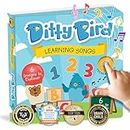 DITTY BIRD Learning Songs: Mi Primer Libro de Sonido Interactivo con 6 Canciones para Aprender inglés de Manera diviertida. Juguete Educativo para bebés y niños a Partir de 1 año.