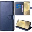 Coque Portefeuille pour Samsung Galaxy S24 Ultra S23 FE S22 S21 Housse Cuir PU