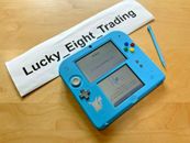 Consola Nintendo 2DS Sun Moon Azul Luz Lápiz óptico Pikachu Pokémon versión JP [H]