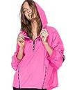 Victoria’s Secret Pink Anorak Hooded Windbreaker Pink Jacket (M/L), Pink, Medium