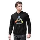 Men's Ark Survival Evolved Game Logo Poster Printed Pullover Hoodies Cotton Hoody Top Black XXL