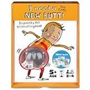 I Need a New Butt! The Game, Based on The Book with Butt Popper and Butt Cheek Tiles Fun Game for Family Game Night, for Kids Ages 5 and up