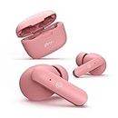 pTron Bassbuds Duo In-Ear Wireless Earbuds, Immersive Sound, 32Hrs Playtime, Clear Calls TWS Earbuds, Bluetooth V5.1 Headphone,Type-C Fast Charging, Voice Assist & IPX4 Water Resistant (Flamingo Pink)