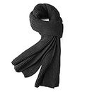 Warm Autumn and Winter Scarf,EONPOW Unisex Pure Color Winter Neck Warm Knitting Yarn Scarf