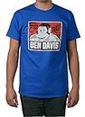 Ben Davis Men's Vintage Gorilla Logo Short Sleeve T-Shirt (Royal Blue, Large)