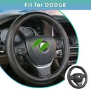Leather Fiber Steering Wheel Covers For Dodge Ram 1500 Black Car Accessories 15"