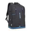 RIVACASE 7890 16" Backpack - Fits DJI Phantom 3 or 4 and Other Similar Quadcopters and Flying Cameras - Shock Absorbing EVA-Padding, Black/Blue