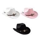 Enakshi Casual Cowboy Hat Fancy Dress Photo Props Wide Brim for Teens Fishing Travel White |Clothing, Shoes & Accessories | Mens Accessories | Hats