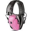 Awesafe Electronic Shooting Earmuff, Noise Reduction Sound Amplification Electronic Safety Ear Muffs, Ear Protection, NRR 22 dB, Ideal for Shooting and Hunting, Pink … …