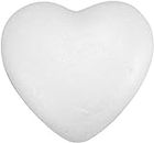 Crafare Craft Foam Heart 5 Inch 4 Pack Polystyrene Foam Wreath for Wedding or Valentines Projects Sculpture Modeling Decoration