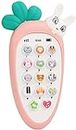 SUPER TOY Battery Operated Mobile Phone Toy with 20 Musical Songs Animal Sound for Kids (Pink)