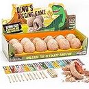 Dinosaur Toys For Boys and Girls - 12 Digging Eggs Game - STEM Kids Activities Toys - Easter Eggs for Kids - Best Dinosaur Gifts for Boys And Girls Age 3 4 5 6 7 8 9 10 11+