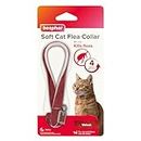 Beaphar, Soft Flea Collar for Cats, Kills Fleas For up to 4 Months, Veterinary Medicine, Adjustable With Safety Mechanism, For Cats From 12 Weeks of Age, 1 x Velvet Collar, Colours May Vary