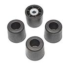 4 Large Extra Tall #2-1" H X 1.10" W Round Rubber Feet Bumpers -Made in USA- Heavy Duty/Non Marking for Furniture, Tables, Chairs, Desks, Benches, Sofas, Chests. RoHS & Reach Ready/BPA/Prop 65 Free