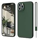 iPhone 11 Pro Max Case, ElestBela Phone Case iPhone 11 Pro Max Ultra Thin Slim with Microfibre, Scratch-Resistant All-Round Protection Case for iPhone 11 Pro Max 6.5 Dark Green