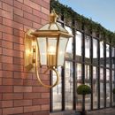 Luz de pared exterior hogar jardín pasarela luz porche linterna de pared luces de jardín