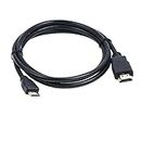 KASINGS 6FT Mini HDMI to HDMI Cable Replacement For Canon EOS Rebel T-4/i T4i T-5/i T5/i