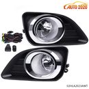 New Front Bumper Fog Lights Lamps + Switch Kit Fit For 2010-2011 Toyota Camry