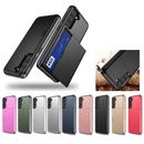 Case For Samsung S21 S20+ S22 FE Ultra Note 20 Shockproof Card Slot Wallet Cover