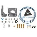 Official Creality Extruder Kit Metal Grey with Capricorn Bowden PTFE Tubing XS Series 1 Meter with Die Spring, PC4-M6 Fittings, PC4-M10 Fittings for Ender 3/3 V2/3 Pro/5/5 Pro/5 Plus/CR-10 3D Printer