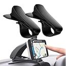 WIWIDANG Esdoro Universal Phone Clip, Universal Car Dashboard Mount Holder Stand Clamp Cradle Clip for Cell Phone GPS Non-Slip Car Phone Holder Mount (2pcs)
