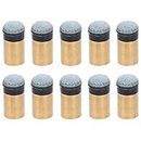 Honiwu 10PCS Screw on Pool Cue Tips, 10mm Snooker Pool Cue Tips, Billiards Pole Cue Tip Replacement for Billiards & Pool Leisure Sports & Game Room, No Glue or Other Tools Required(10mm)