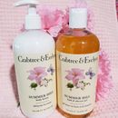 2X Crabtree & Evelyn SUMMER HILL Scented Body Lotion & Shower Ge 16.9 oz/500 ml