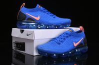 Nike Air VaporMax Flyknit 2 Men's Running Trainers shoes blue and orange