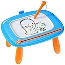 Toddlers Toys Age 1-2, Gift for 1 2 Year Old Toddler Boy Girl, Magnetic Drawing Board for Preschool Learning and Educational Toys, Doodle Board for Baby Kids, Christmas Birthday New Year Gift(Blue)