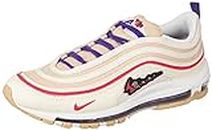 Nike Men's Air Max 97 Se Sesame/Electro Purple-Coconut Milk Running Shoe (DH4759-200)
