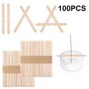 100pcs/50pcs Wooden Candle Wick Holders, Candle Wicks Centering Device, Candle Wick Bars, Wick Holders For Candle Making, Wick Clips For Candles, Candle Centering Tool