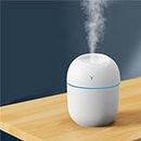 SellerZone Humidifier Diffuser, USB Operated Cool Mist with Cool Night Lights Air Humidifer for Room Office Car (180 ML) (White)