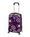 Rockland Vision Hardside Spinner Wheel Luggage, Purple Pearl, Carry-On 20-Inch, Vision Hardside Spinner Wheel Luggage